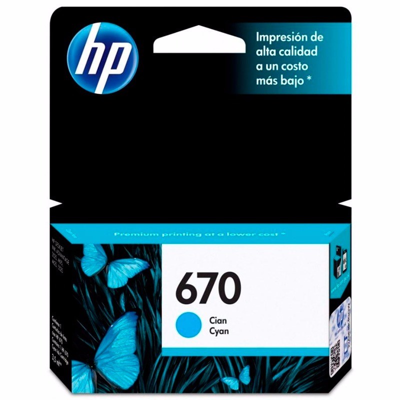 CART.HP CZ114AL (#670) CYAN