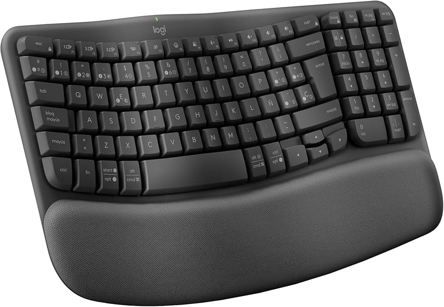 TECLADO LOGITECH ERGO BLACK INALAMBRICO 3 EN 1