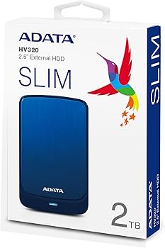 DISCO USB ADATA AHV300 2TB 3.2 BLUE
