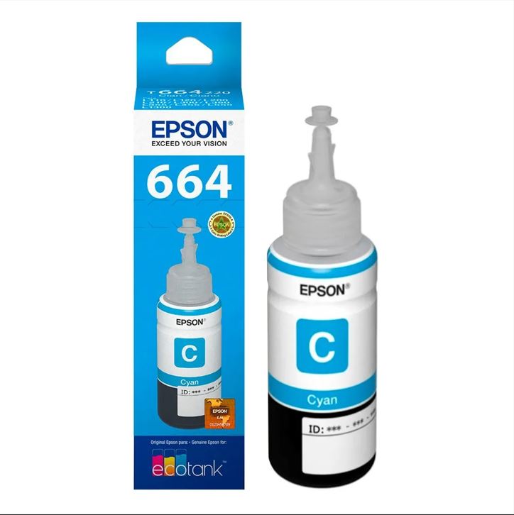 CART.EPSON T664220 CYAN
