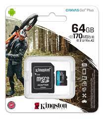 KINGSTON MICROSD 64GB GO PLUS
