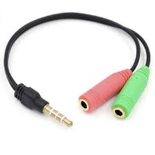 ADAPTADOR NOGA 2 JACK 3.5