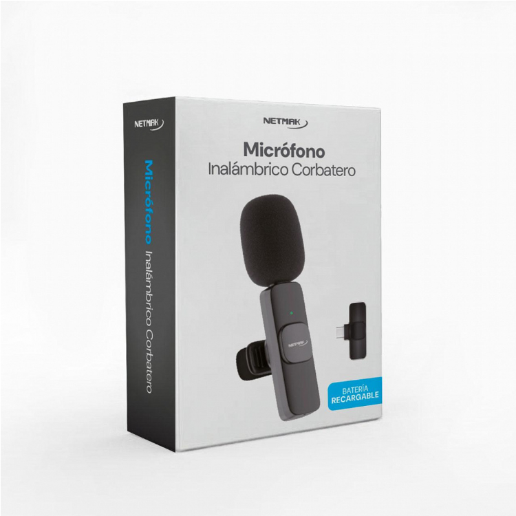 MICROFONO NETMAK INALAMBRICO CORBATERO TIPO C